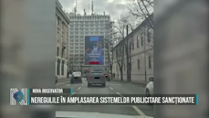 NEREGULILE ÎN AMPLASAREA SISTEMELOR PUBLICITARE SANCȚIONATE