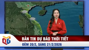 Bản tin dự báo thời tiết đêm 20, ngày 21/2/2026