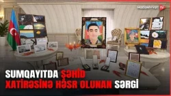 Sumqayıtda Vətən müharibəsi şəhidi Rüfət Əhmədzadənin xatirəsi yad edilib