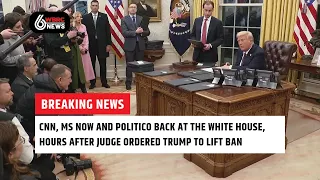 CNN & other outlets reinstated access to White House