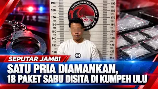 ONE MAN ARRESTED, 18 PACKETS OF CRYSTAL METH SEIZED IN KUMPEH ULU