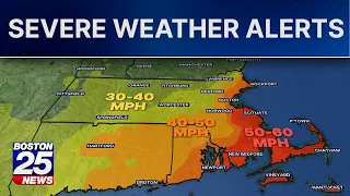 Severe weather warnings, advisories in effect in Mass. See what to expect where you live