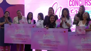 Emprendedoras destacan en premiación nacional Mujer Creativa 2026