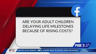 Are your adult children delaying life milestones because of rising costs?