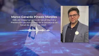 Marco Gerardo Pinedo Morales, Head of the Department of Mental Health and Addiction Prevention, SS
