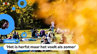 Last days of September are warm: 'It is autumn but it feels like summer'