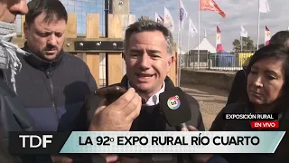 Juez and Bornoroni at La Rural, with harsh criticism of the Cordoba government and a signal of unity