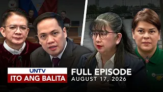 UNTV: Ito Ang Balita | August 17, 2026