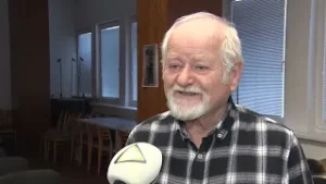 Prednáška o baníctve Adriána Harničára