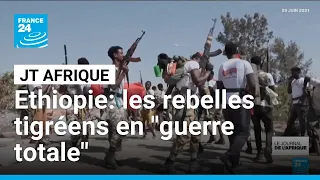 Les autorités rebelles du Tigré disent être en "guerre totale" contre le gouvernement éthiopien