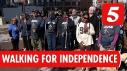 Blind Walkers Celebrate White Cane Day in Nashville