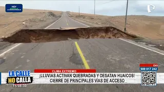 Rains activate ravines and trigger mudslides in several areas