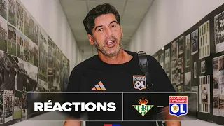 Betis Seville - OL : les réactions d'après match