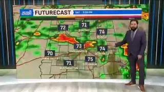 Rain possible heading into the weekend in central Indiana
