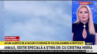 Ro-Alert message in Tulcea due to Russian drones