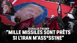 🔴 "1,000 missiles are ready if Iran assassinates me": Donald Trump | LCI