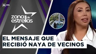 Did Naya Fácil get a cold reception from her new neighbors?