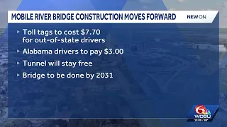 Mobile River Bridge construction moves forward