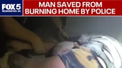 Bodycam video shows Culpeper Police rescuing man from burning home