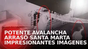 Potente avalancha en Santa Marta quedó registrada en video: dejó tres muertos