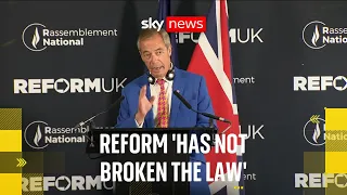 Farage dismisses foreign donations claims as 'loose pub talk'