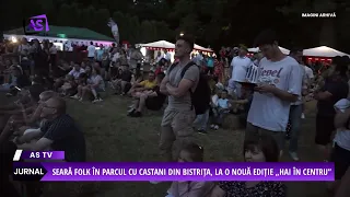 Folk Music Evening in the Chestnut Park in Bistrița, at a new edition of "Come to the Center"