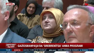 Gaziosmanpaşa'da 'Srebrenitsa' Anma Programı