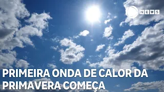 Spring's first heat wave begins this Saturday (09/26)