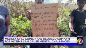 Melissa Still Going: How Reduced Support For Victims Can Cause Mental Challenges  | TVJ News