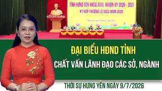 Thời sự Hưng Yên thứ Năm ngày 9/7/2026