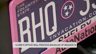 County clerk's office working Saturday to clear backlog