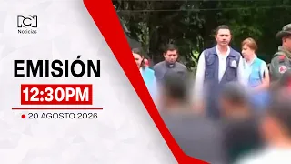 Noticias RCN Broadcast 12:30 p.m. / Thursday, August 20, 2026