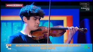 La espectacular versión de Necko Vidal de 'La gloriosa' de Quevedo y Elvis Crespo - Zapeando