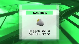Szerdai időjárás előrejelzés