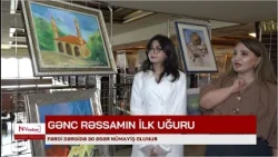 Gənc rəssamın ilk uğuru
