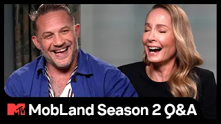 “I Feel Judged” 🤣 Tom Hardy & Joanne Froggatt MobLand Season 2 Interview | MTV Movies