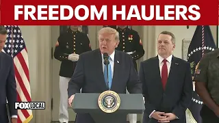 FULL: Pres. Trump announces Freedom Haulers initiative for veterans