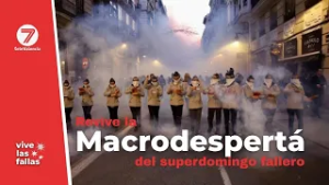 Valencia se despierta para su superdomingo fallero con más de 30.000 "trons de bac" en la despertá