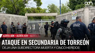 🚨 Breaking News! Attack at Torreón middle school leaves vice-principal dead and five injured