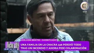 Una Familia en la Chacra 246 Perdio todo Tras un Incendio - La Tele con Vos 11-08-2026