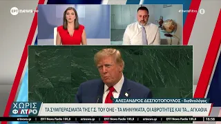 Τα συμπεράσματα της Γ.Σ. του ΟΗΕ: Ο διεθνολόγος Αλέξανδρος Δεσποτόπουλος στο ΕΡΤnews