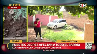 Vecina denuncia fuertes olores en Capiatá