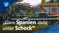 Schweres Zugunglück in Spanien: ARD-Reporter berichtet von der Unfallstelle