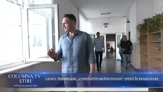 CONSTANTIN BRÂNCOVEANU TECHNOLOGICAL HIGH SCHOOL IN TÂRGOVIȘTE UNDERGOES RENOVATION