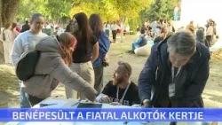 Benépesült a Fiatal Alkotók Kertje