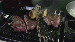 Olivia's prepares Dublin lamb lollipop chops in the FOX43 kitchen