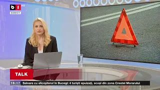 REMORCĂ în FLĂCĂRI pe un DRUM din DOLJ. Știri B1TV_ 16 aug.2026