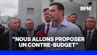 2027 Budget: Jordan Bardella, RN President, announces the party will propose a "counter-budget"