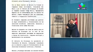 🇳🇮 Nicaragua and Belarus sign historic trade and financial cooperation agreement