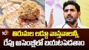 Minister Nara Lokesh On TTD Laddu Issue | తిరుమల లడ్డూ వాస్తవాలన్నీ రేపు అసెంబ్లీలో బయటపెడతాం | 10TV
